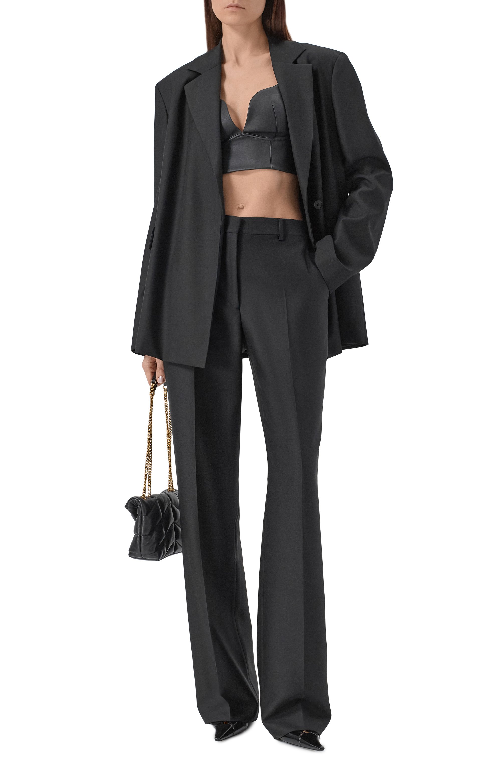 Кожаный топ-бюстье LIVY, арт. 655564005, фото 2