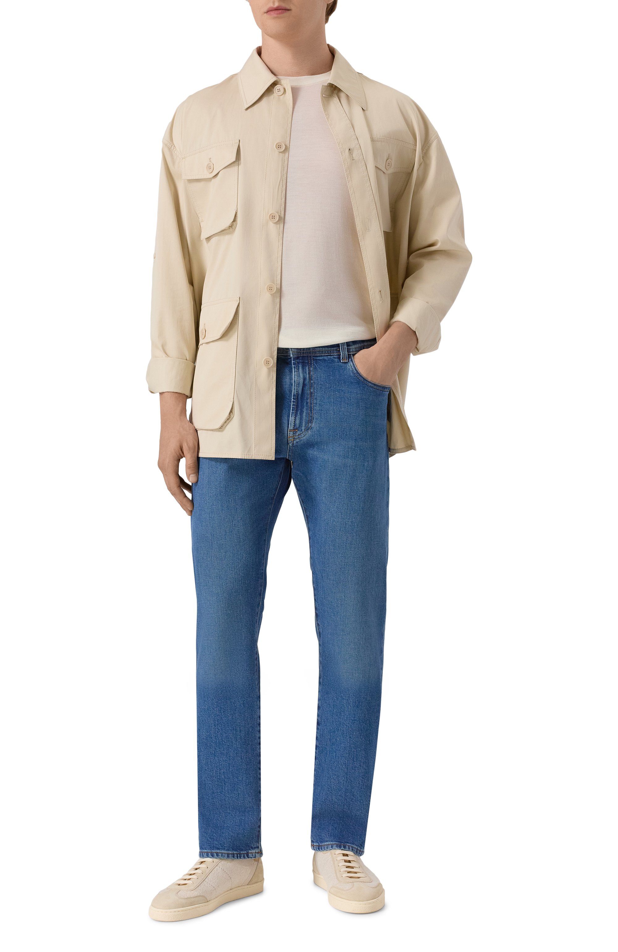 Рубашка из хлопка и шелка MVST, арт. 0031/0224, фото 2