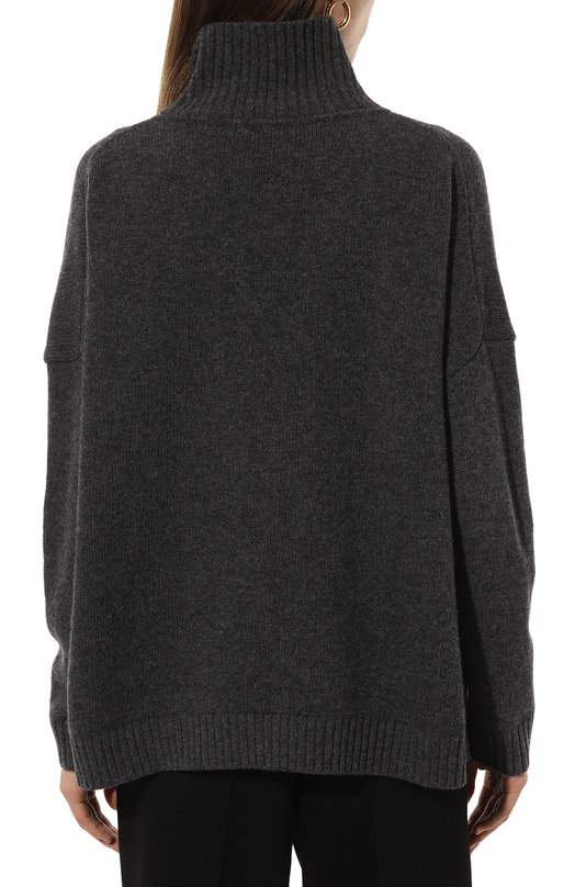Шерстяной свитер Weekend Max Mara B0RGIA Серый  B0RGIA Фото 4