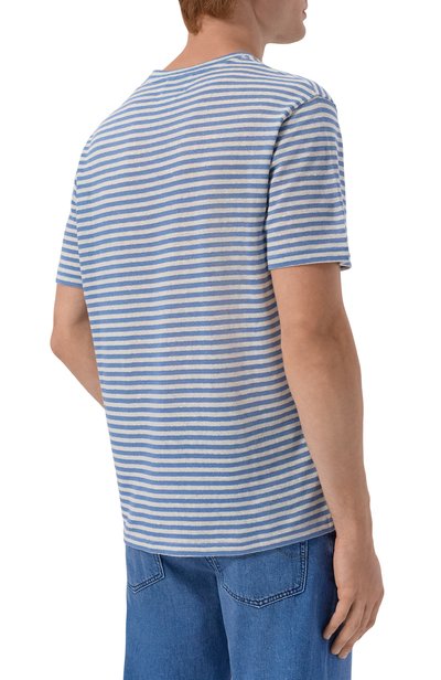 Футболка изо льна и хлопка MC2 SAINT BARTH, арт. D0V0010-01241L/D0VER STRIPES, фото 4