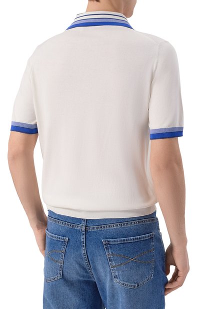 Поло из хлопка и шелка ZILLI, арт. KZP002M0142VC0LS0, фото 4