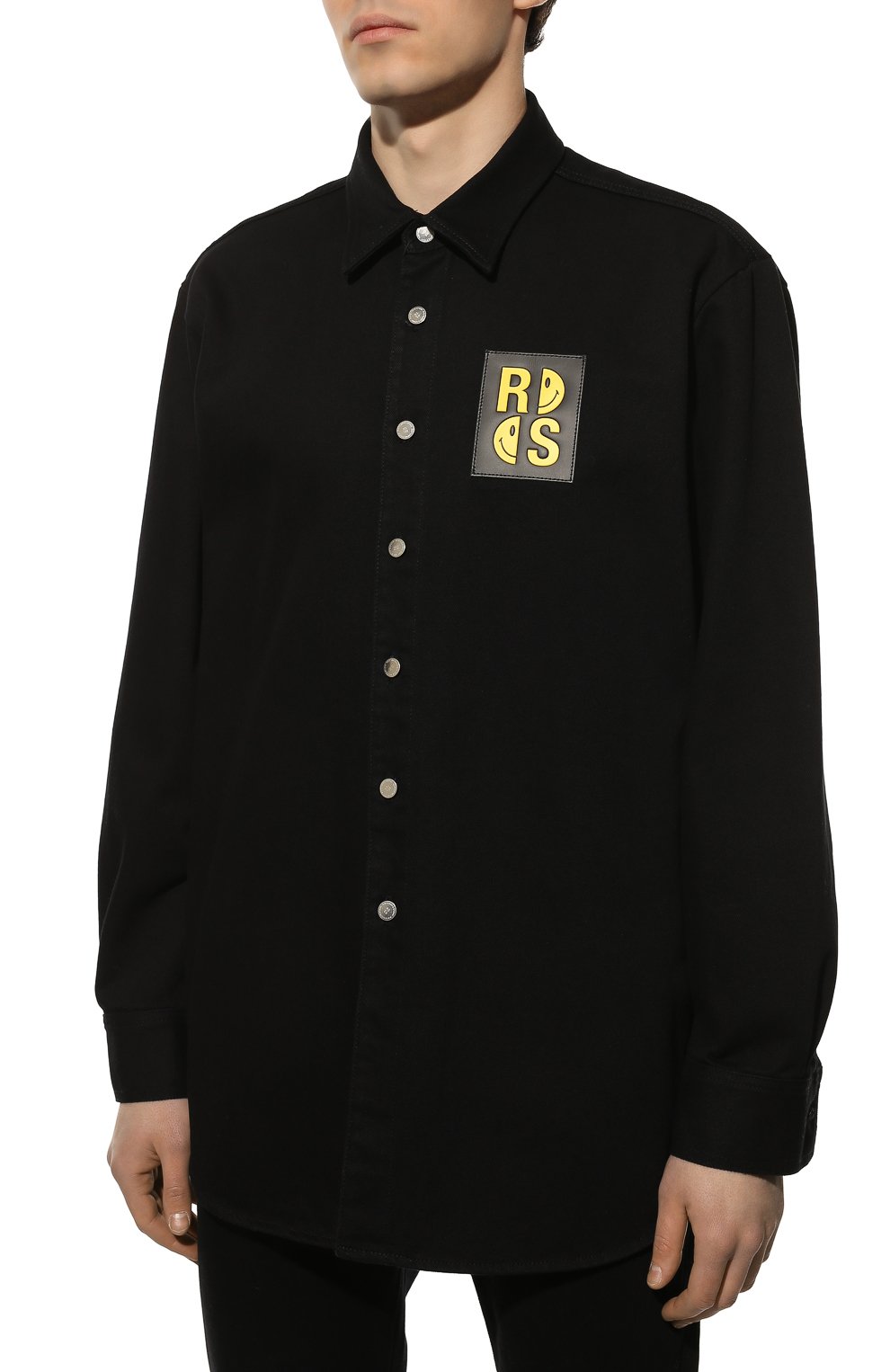 Джинсовая рубашка raf simons x smiley RAF SIMONS, арт. 224-M242-11000, фото 3