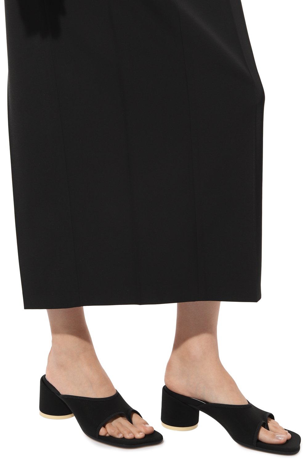 Текстильные мюли MM6, арт. S66WP0086/P5561, фото 3