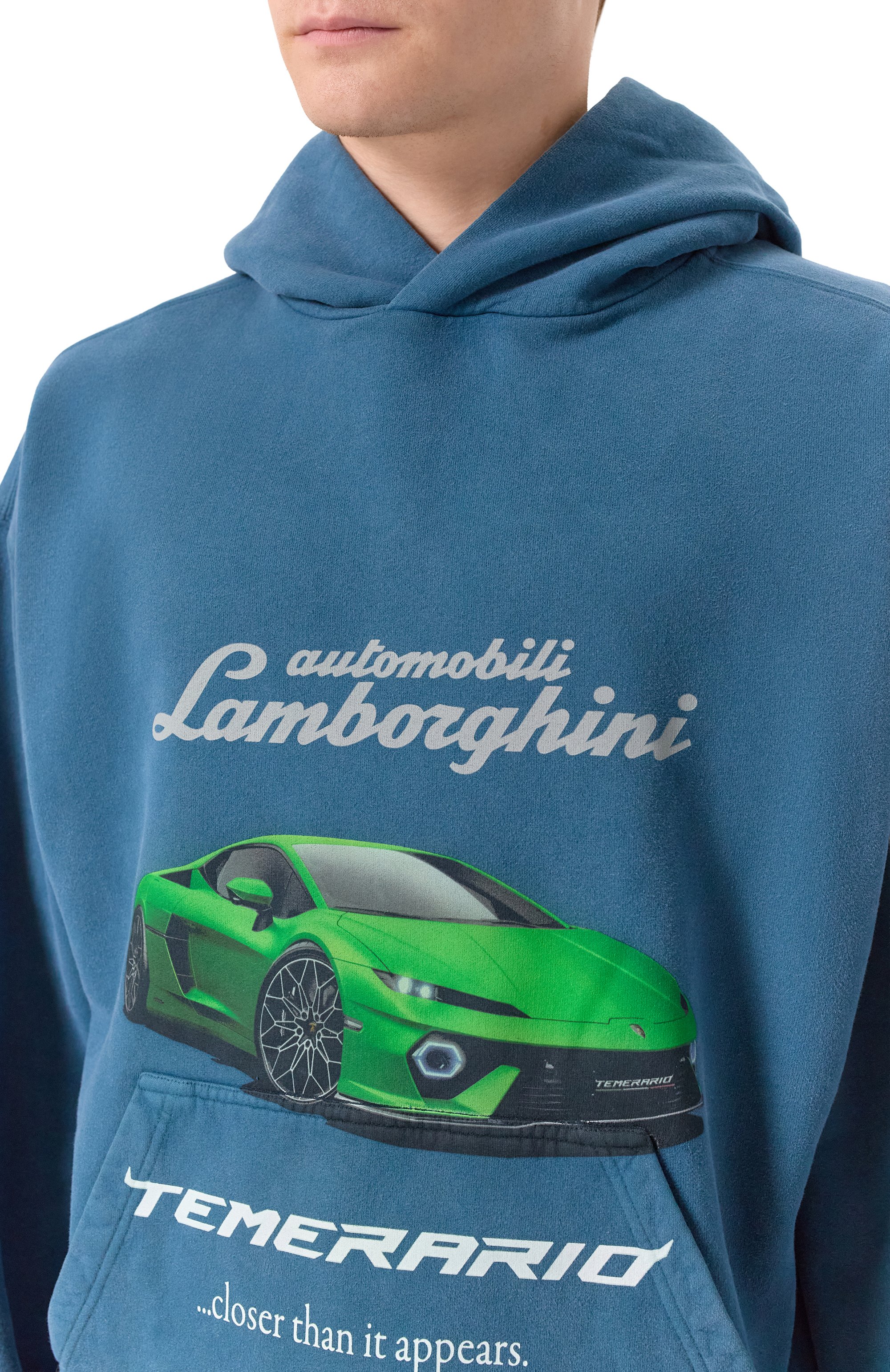 Хлопковое худи balenciaga x automobili lamborghini BALENCIAGA, арт. 767877/TSVT9, фото 5