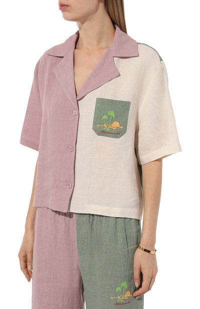 Льняная рубашка MANEBI, арт. A71UM, фото 3