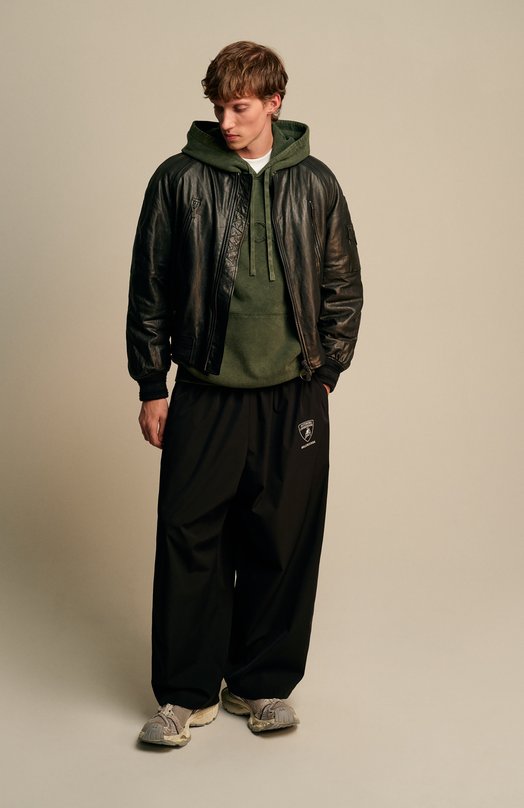 Брюки Balenciaga x Automobili Lamborghini Balenciaga 839263/TR031 Чёрный  839263/TR031 Фото 6