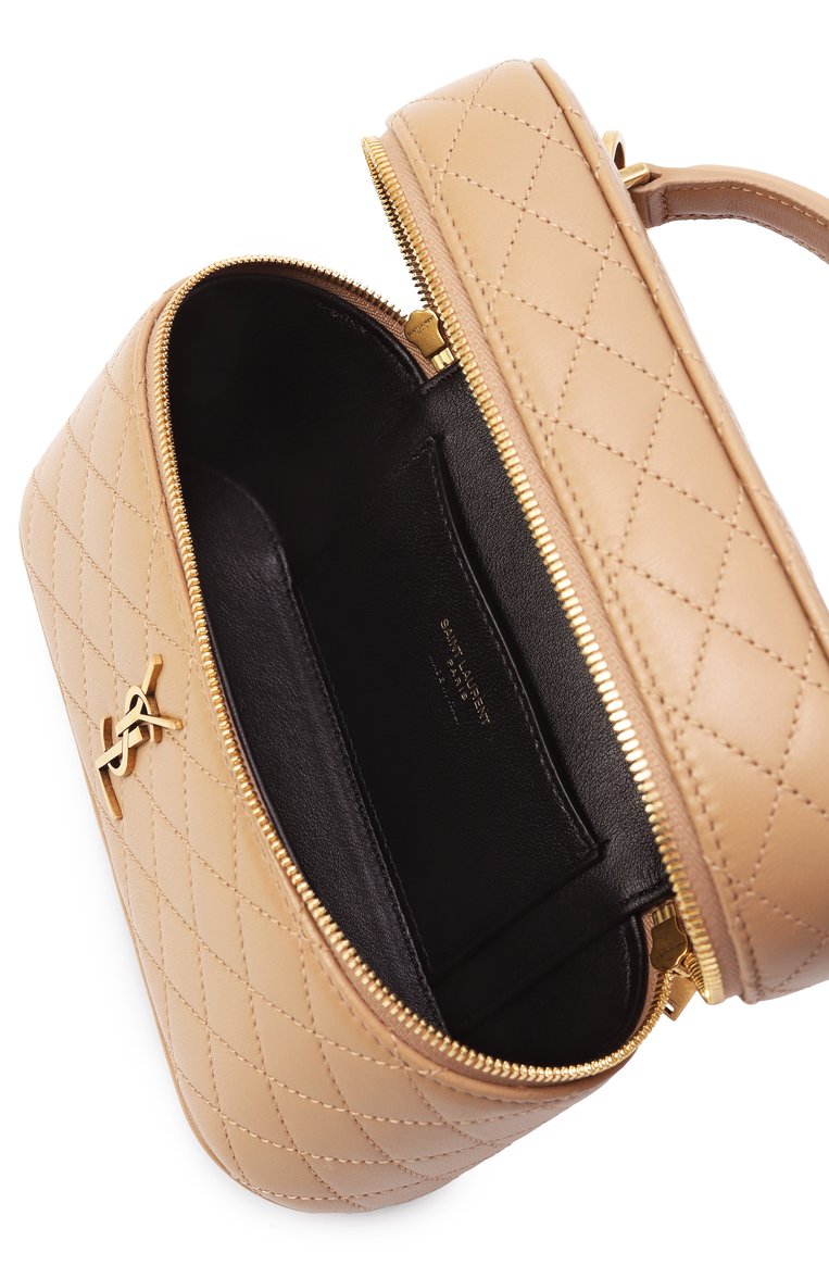 SAINT LAURENT PARIS｜CROSSBAGS (766731 1EL07 1000) Buy Saint Laurent Mini Gaby Vanity Bag 'Noir' - 766731 1EL07