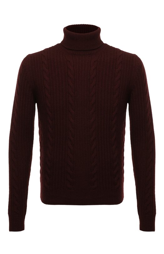 Свитер из шерсти и кашемира Corneliani 94M518-9425128 Бордовый 94M518-9425128