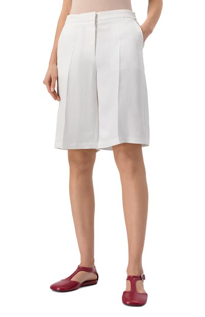 Шорты из вискозы и льна BOSS, арт. 50537403, фото 3