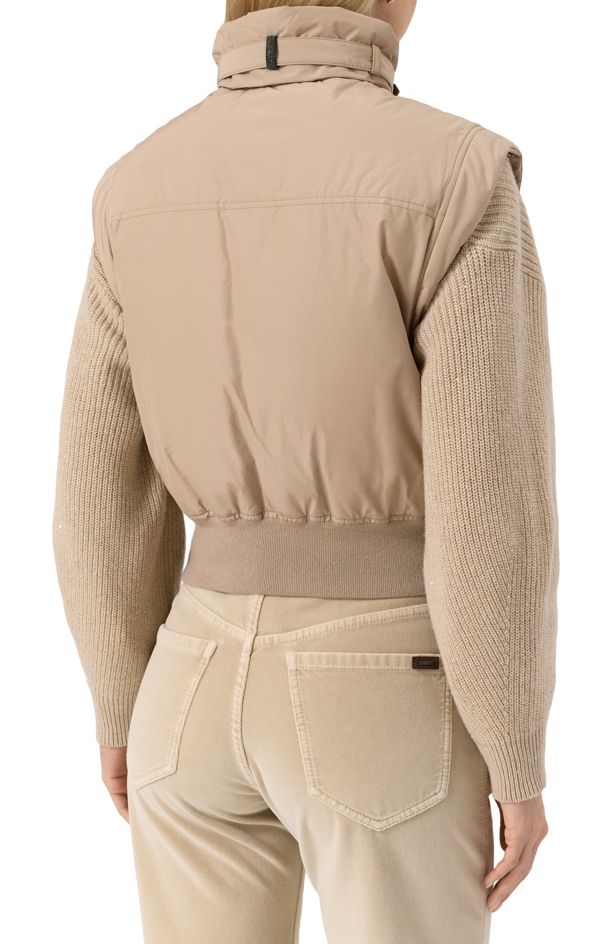 Пуховый жилет BRUNELLO CUCINELLI, арт. MB5747984P, фото 4