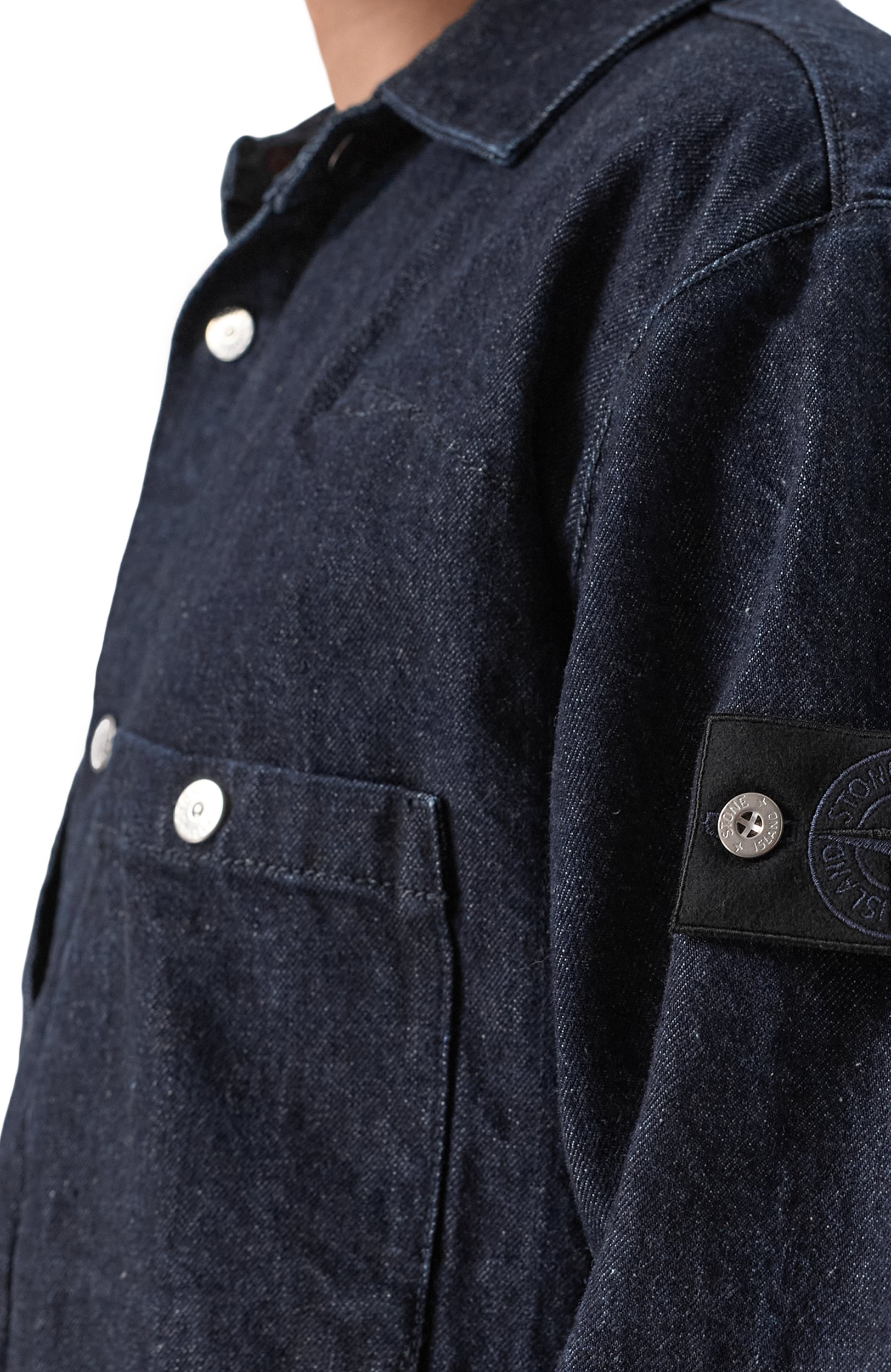 Джинсовая рубашка STONE ISLAND, арт. K2S151100008/S00J7, фото 5