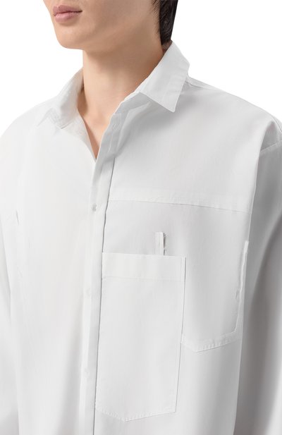 Хлопковая рубашка ISABEL BENENATO, арт. UW61S26_001, фото 5