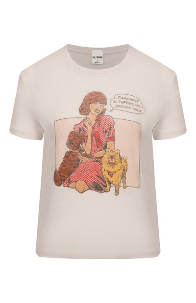 Женская хлопковая футболка RE/DONE, арт. 024-02WBXT004