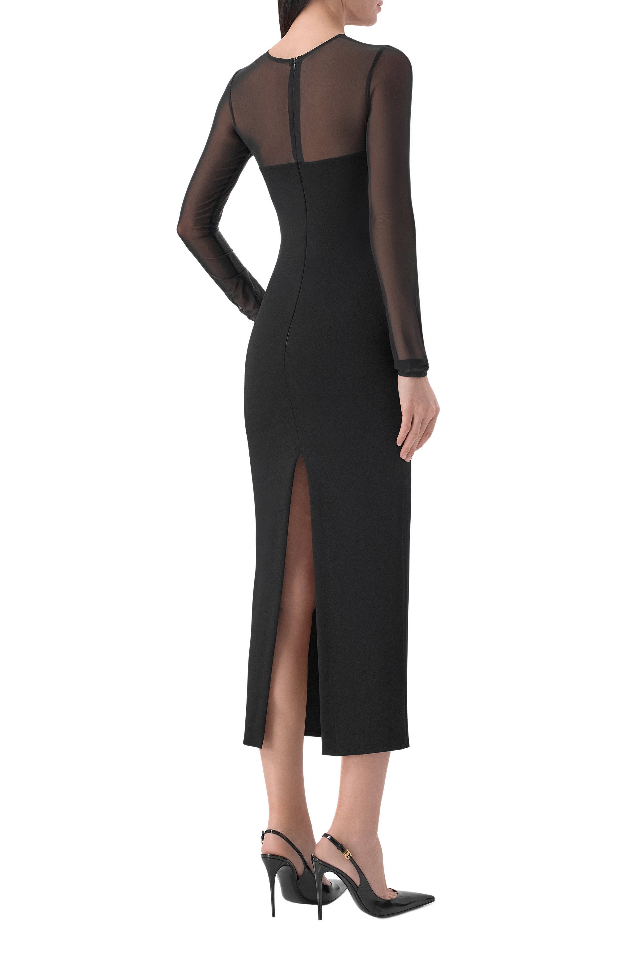 Платье UNDRESS CODE черного цвета по цене 35000 руб., арт. SLEEK SILH0UETTE DRESS, фото 3 Платье UNDRESS CODE, арт. SLEEK SILH0UETTE DRESS, фото 3