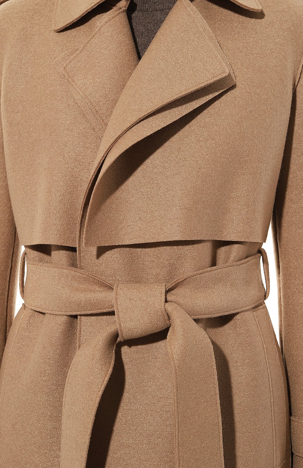 Шерстяное пальто HARRIS WHARF LONDON темно-бежевого цвета по цене 108000 руб., арт. A1129MLK, фото 5 Шерстяное пальто HARRIS WHARF LONDON, арт. A1129MLK, фото 5