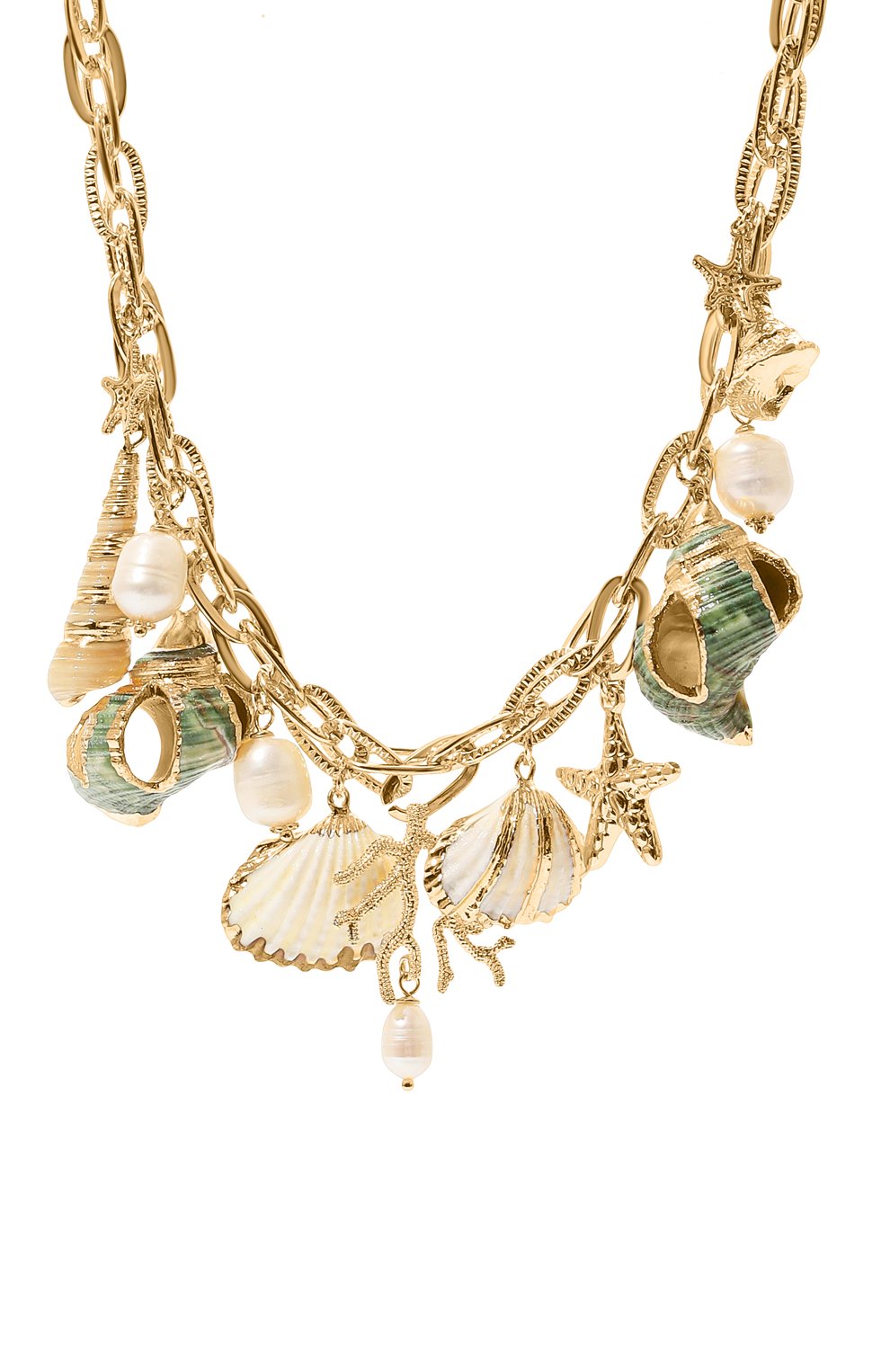 Колье lagoon BLUEJAY золотого цвета по цене 15180 руб., арт. BJ-LGN, фото 3 Колье lagoon BLUEJAY, арт. BJ-LGN, фото 3