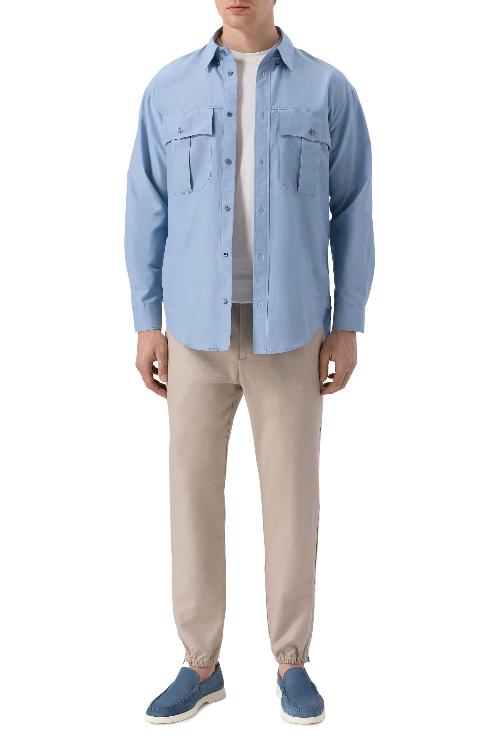 Джоггеры из хлопка и льна BOGNER, арт. 18109638, фото 2