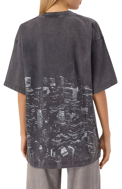 Хлопковая футболка ALEXANDER WANG, арт. UCC3251843, фото 4