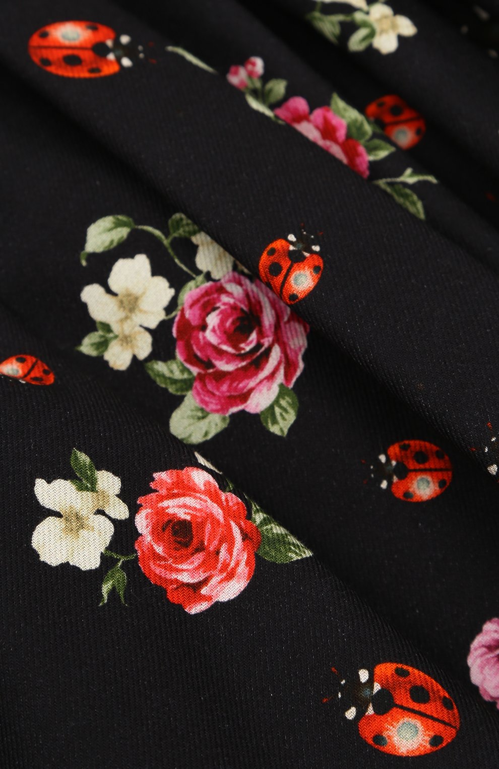 Хлопковая юбка-миди свободного кроя с принтом DOLCE & GABBANA, арт. 0131/L52I48/FS55D/8-12, фото 3