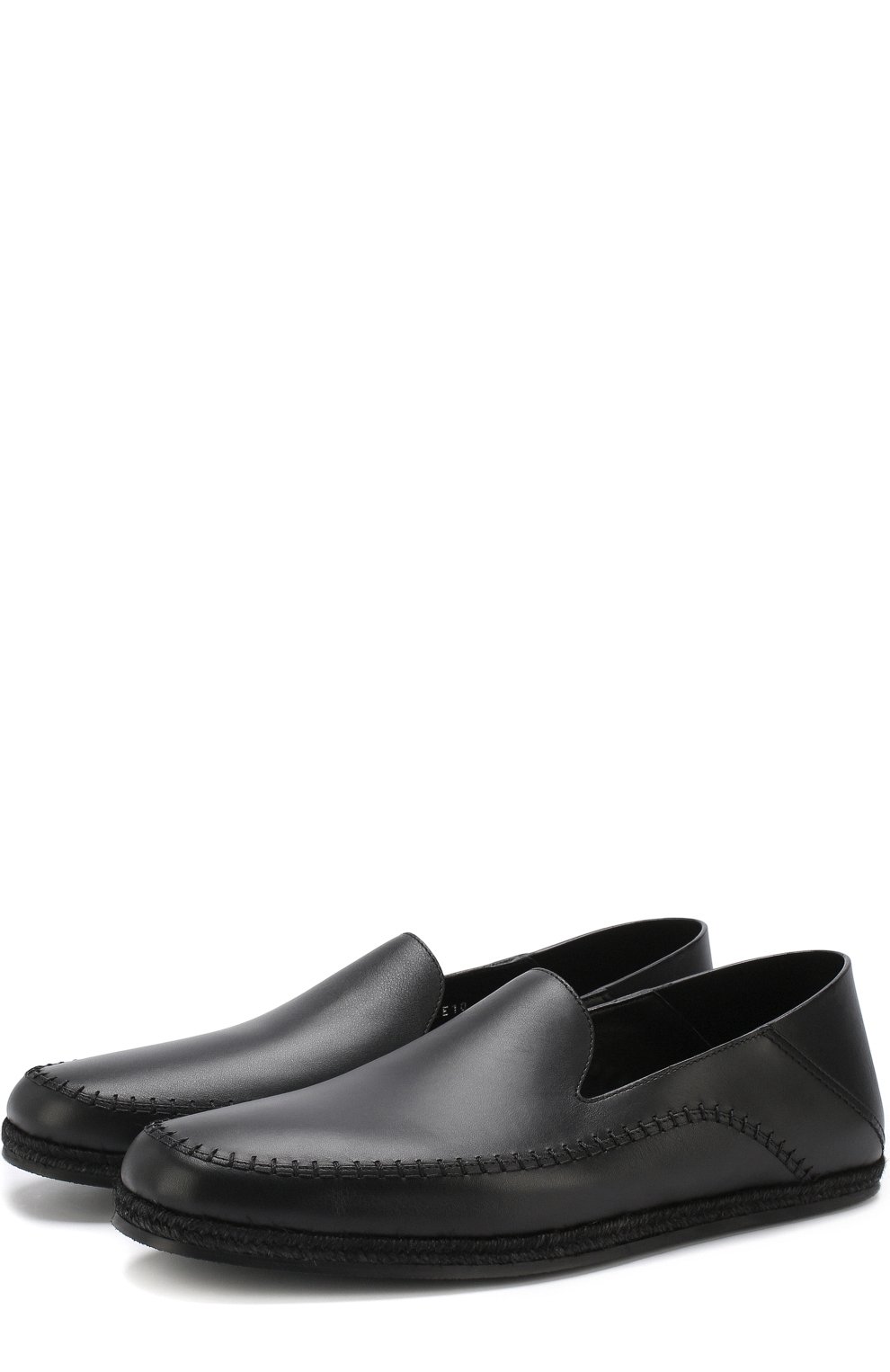 Кожаные эспадрильи с джутовой отделкой ZEGNA, арт. A3013X-ELB, фото 1