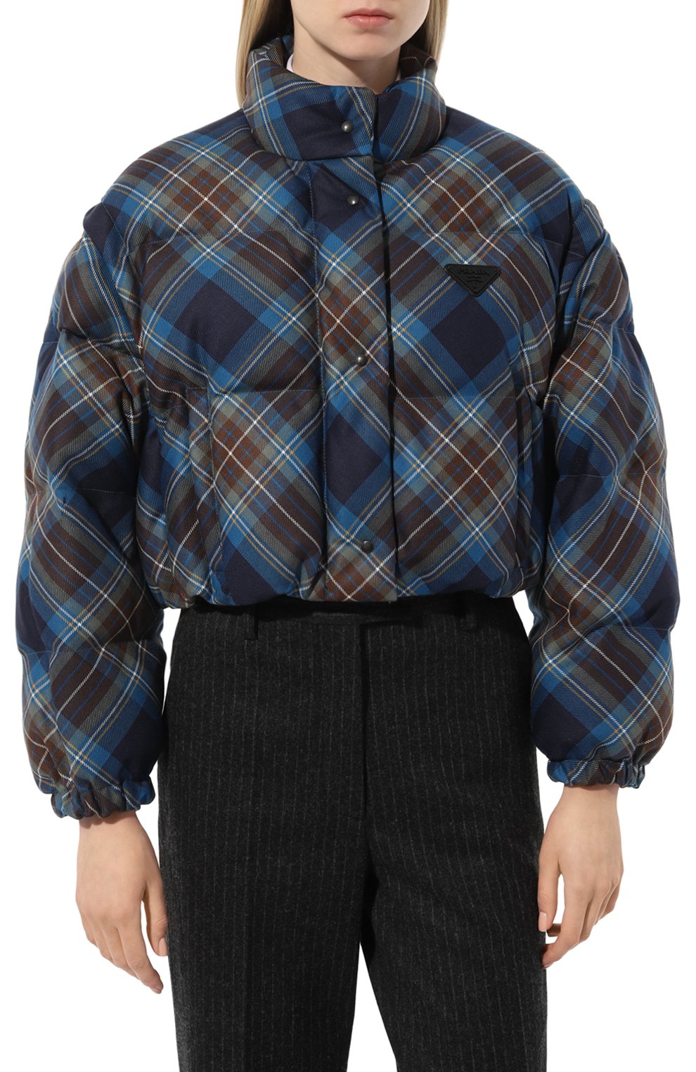 Шерстяной пуховик PRADA, арт. 291805-1X30-F0008-202, фото 3