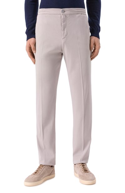 Брюки из лиоцелла KITON, арт. UPLACK0606F06, фото 3