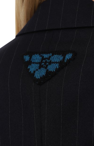 Шерстяной жакет PRADA, арт. P599L-1ZM5-F0008-212, фото 5