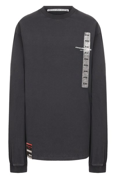 Женская хлопковый лонгслив ALEXANDER WANG, арт. UCC4261938