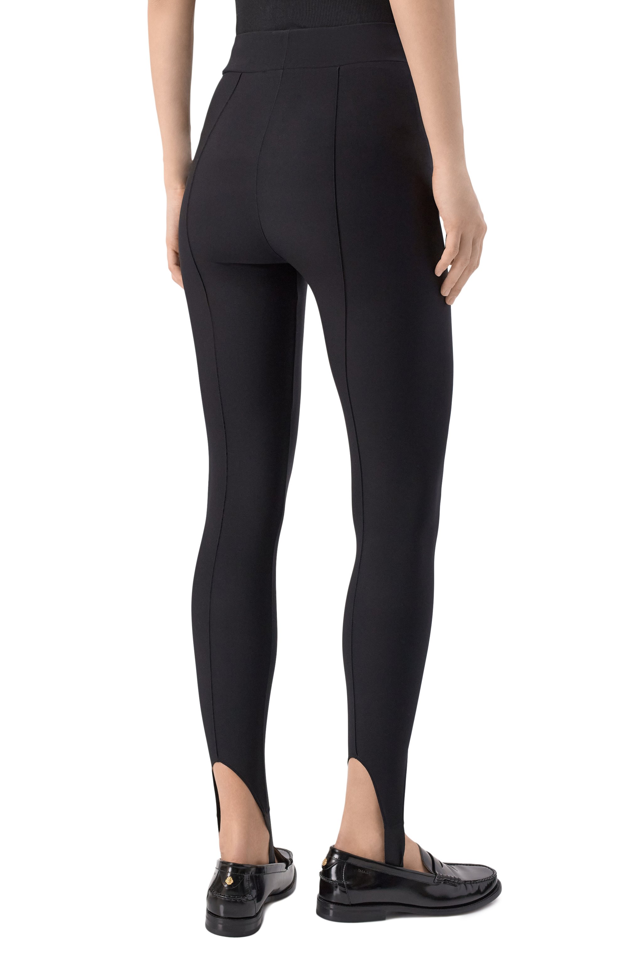 Легинсы I.D. SARRIERI черного цвета по цене 30280 руб., арт. A2970, фото 4 Легинсы I.D. SARRIERI, арт. A2970, фото 4