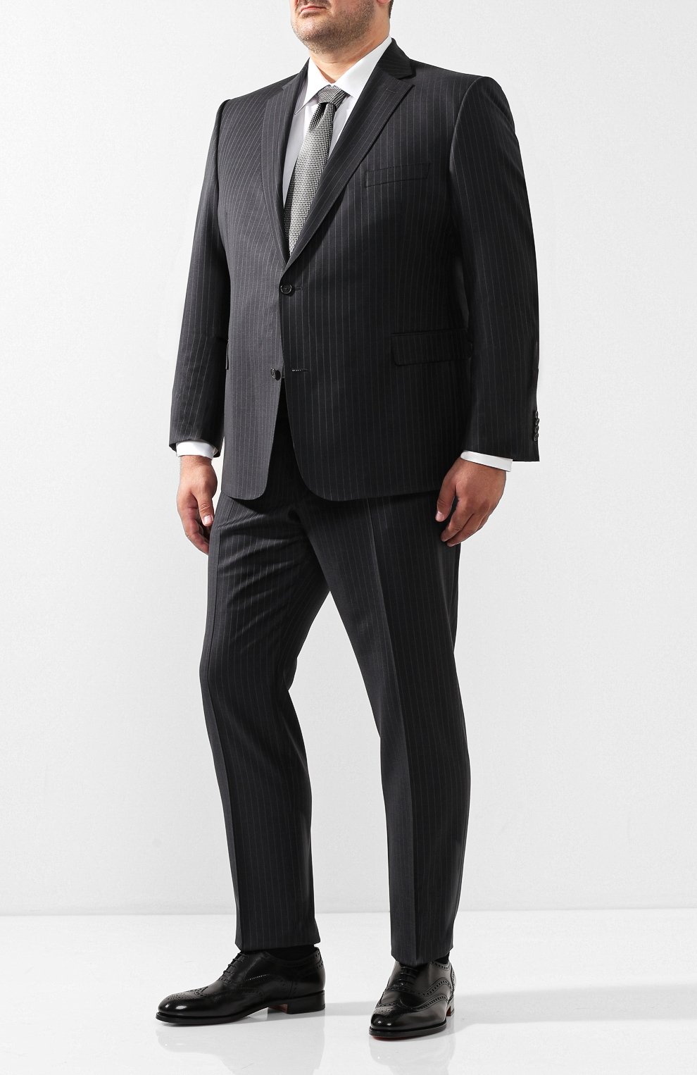 Шерстяной костюм с пиджаком на двух пуговицах EDUARD DRESSLER, арт. N282/12047, фото 1