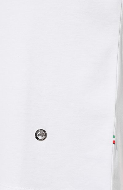 Хлопковая футболка STEFANO RICCI белого цвета по цене 37200 руб., арт. MNH4303820/LUXT, фото 5 Хлопковая футболка STEFANO RICCI, арт. MNH4303820/LUXT, фото 5