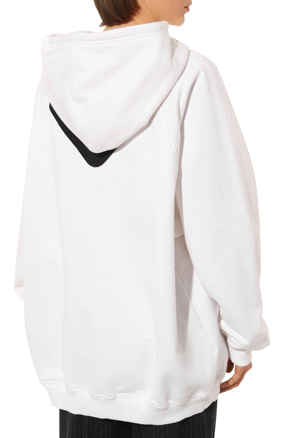 Хлопковое худи PRADA, арт. 134628-1YQR-F0964-211, фото 4