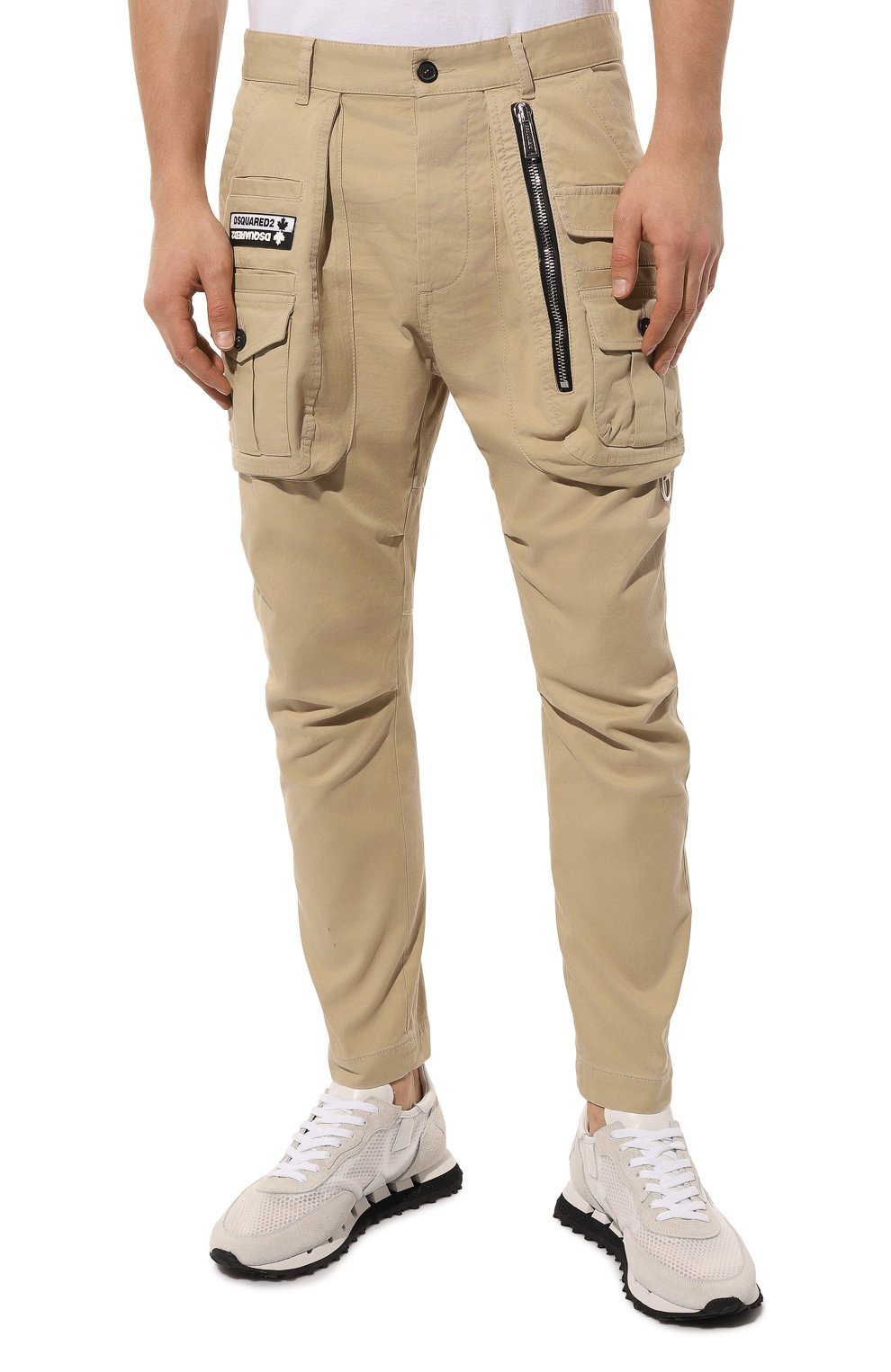 Хлопковые брюки-карго DSQUARED2, арт. S74KB0732/S39021, фото 3