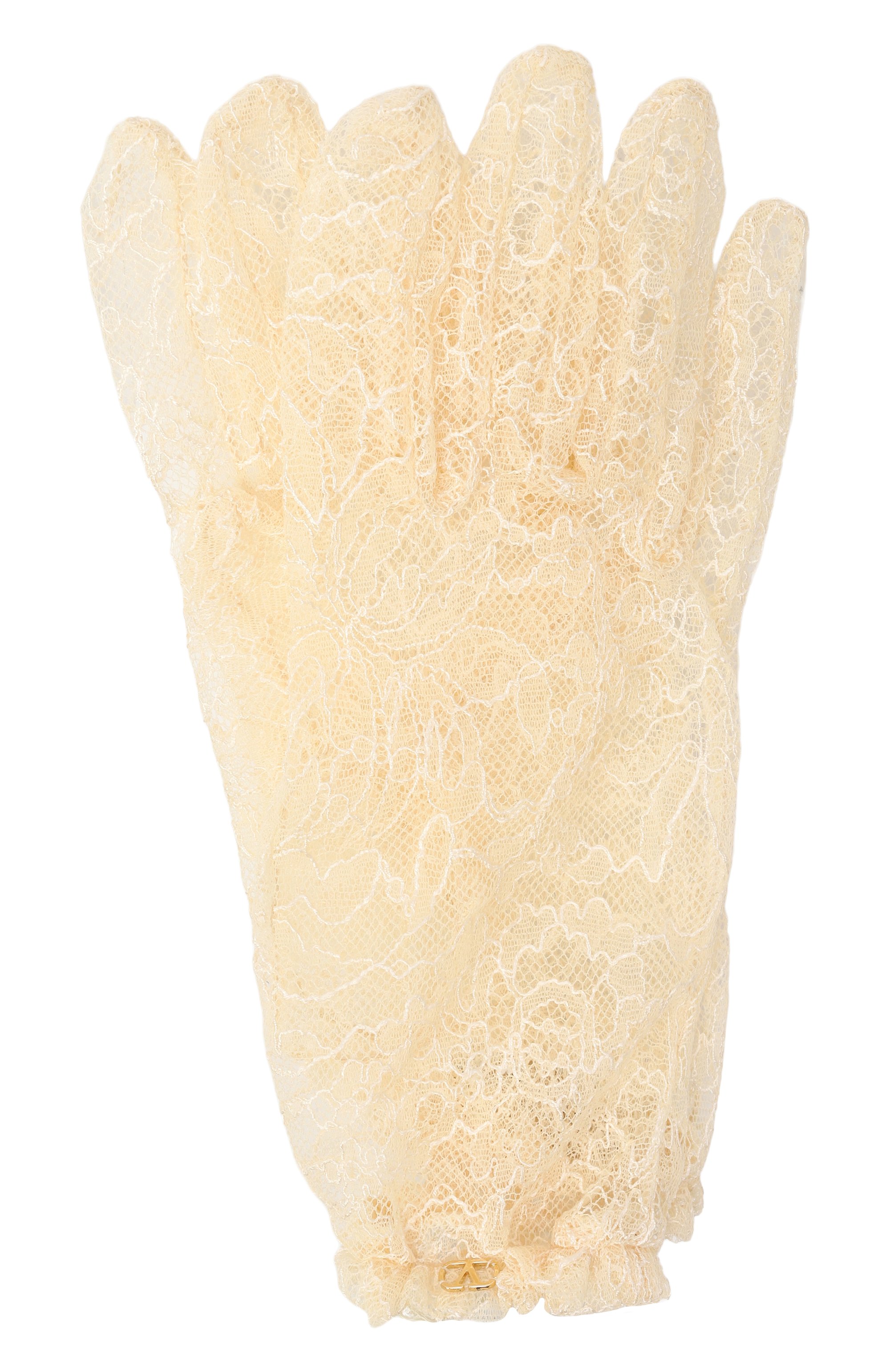 Перчатки VALENTINO кремового цвета по цене 64800 руб., арт. 7W0GD00H/FPW, фото 1 Перчатки VALENTINO, арт. 7W0GD00H/FPW, фото 1