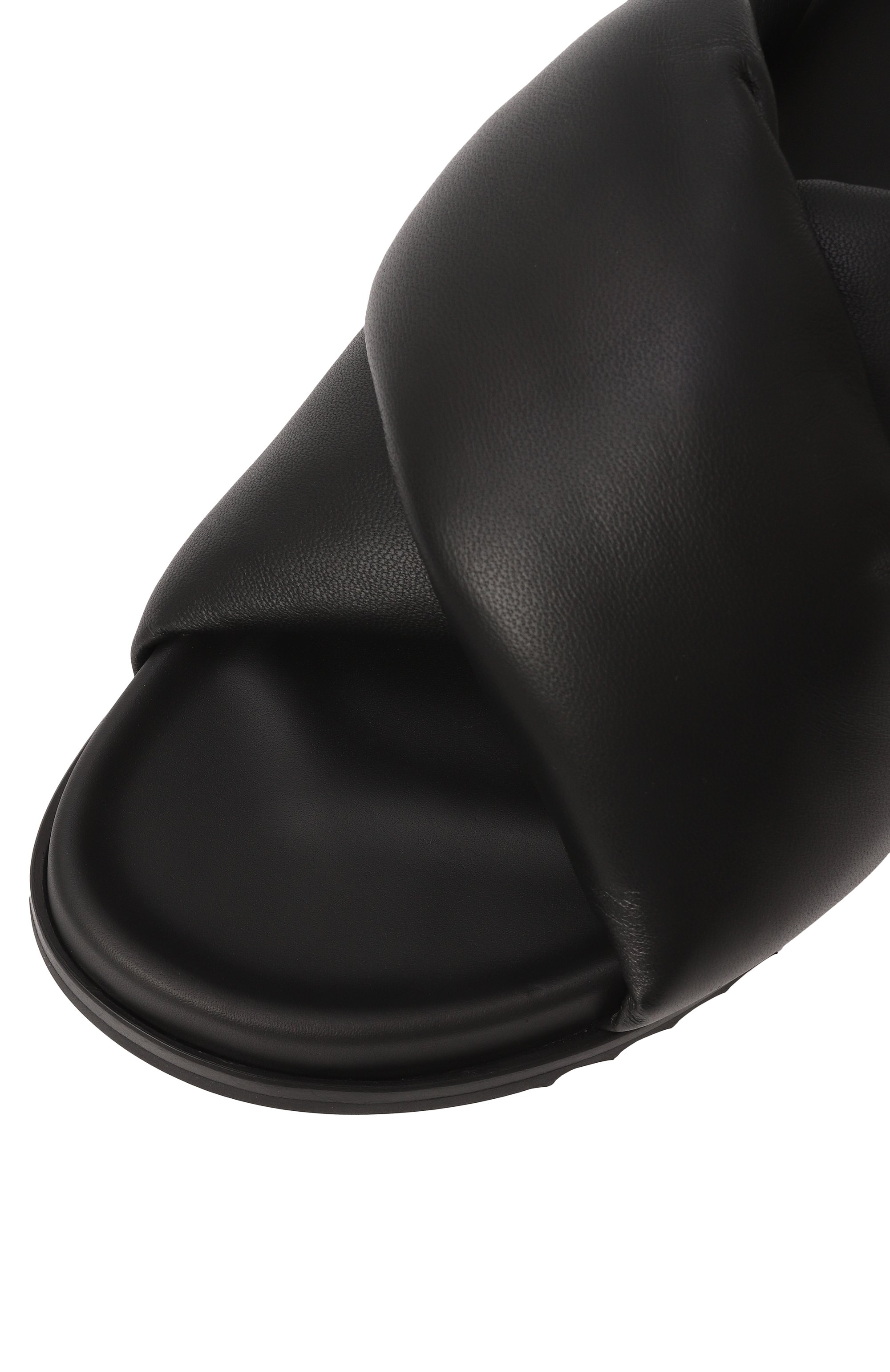 Кожаные шлепанцы RICK OWENS, арт. RU01E5800/LLP, фото 7