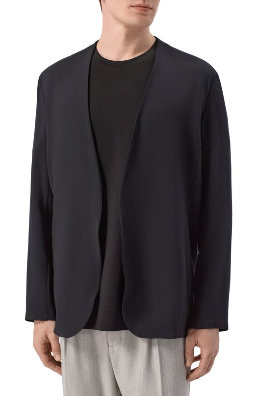 Шерстяной пиджак Attachment AG61-036 Чёрный  AG61-036 Фото 3