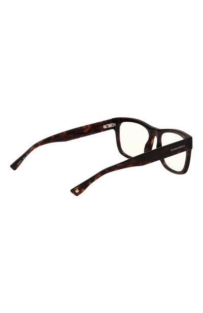 Оправа с клипоном DSQUARED2 леопардового цвета по цене 32200 руб., арт. D20100/CS 086, фото 4 Оправа с клипоном DSQUARED2, арт. D20100/CS 086, фото 4