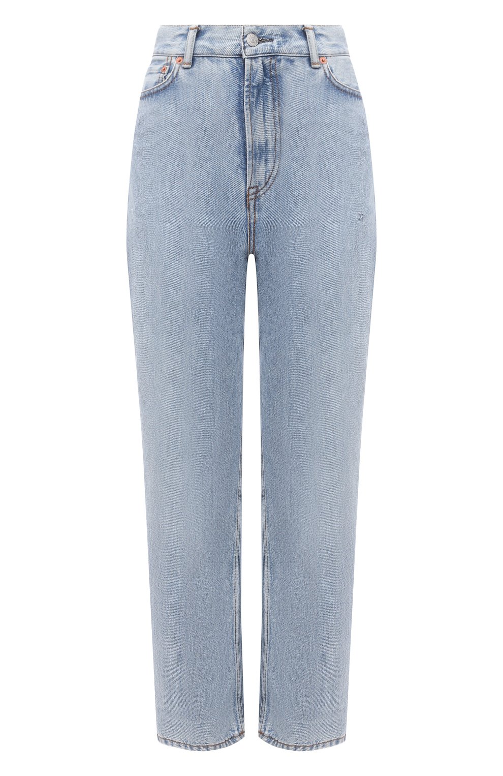 Джинсы ACNE STUDIOS голубого цвета по цене 29550 руб., арт. A00280, фото 1 Джинсы ACNE STUDIOS, арт. A00280, фото 1