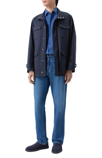 Рубашка из хлопка и кашемира MVST, арт. M0RBIDA/CANNES/SQUARED/505, фото 2