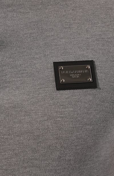 Хлопковое поло DOLCE & GABBANA, арт. G8PL4T/G7F2H, фото 5