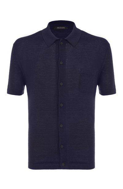 Мужская рубашка из шерсти и шелка KNT, арт. UMM059505