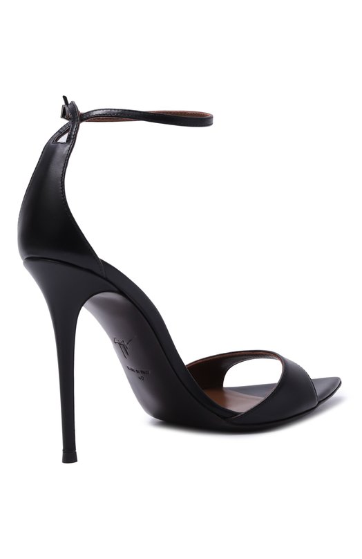 Кожаные босоножки Intriigo Strap 105 Giuseppe Zanotti Design I400005_ Чёрный  I400005_ Фото 5