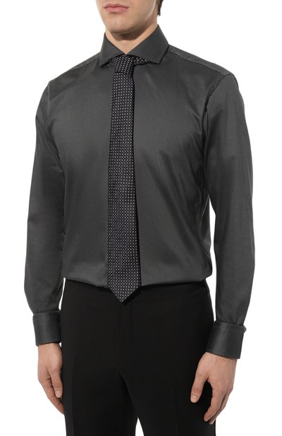 Хлопковая сорочка BOSS, арт. 50474279, фото 3