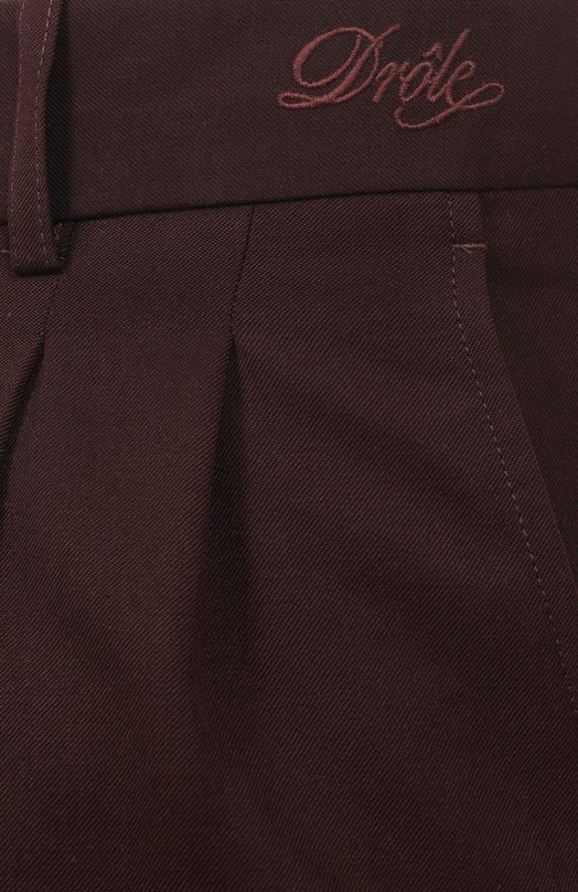 Брюки Drole De Monsieur E-BP165-PL127-DBN Коричневый  E-BP165-PL127-DBN Фото 6