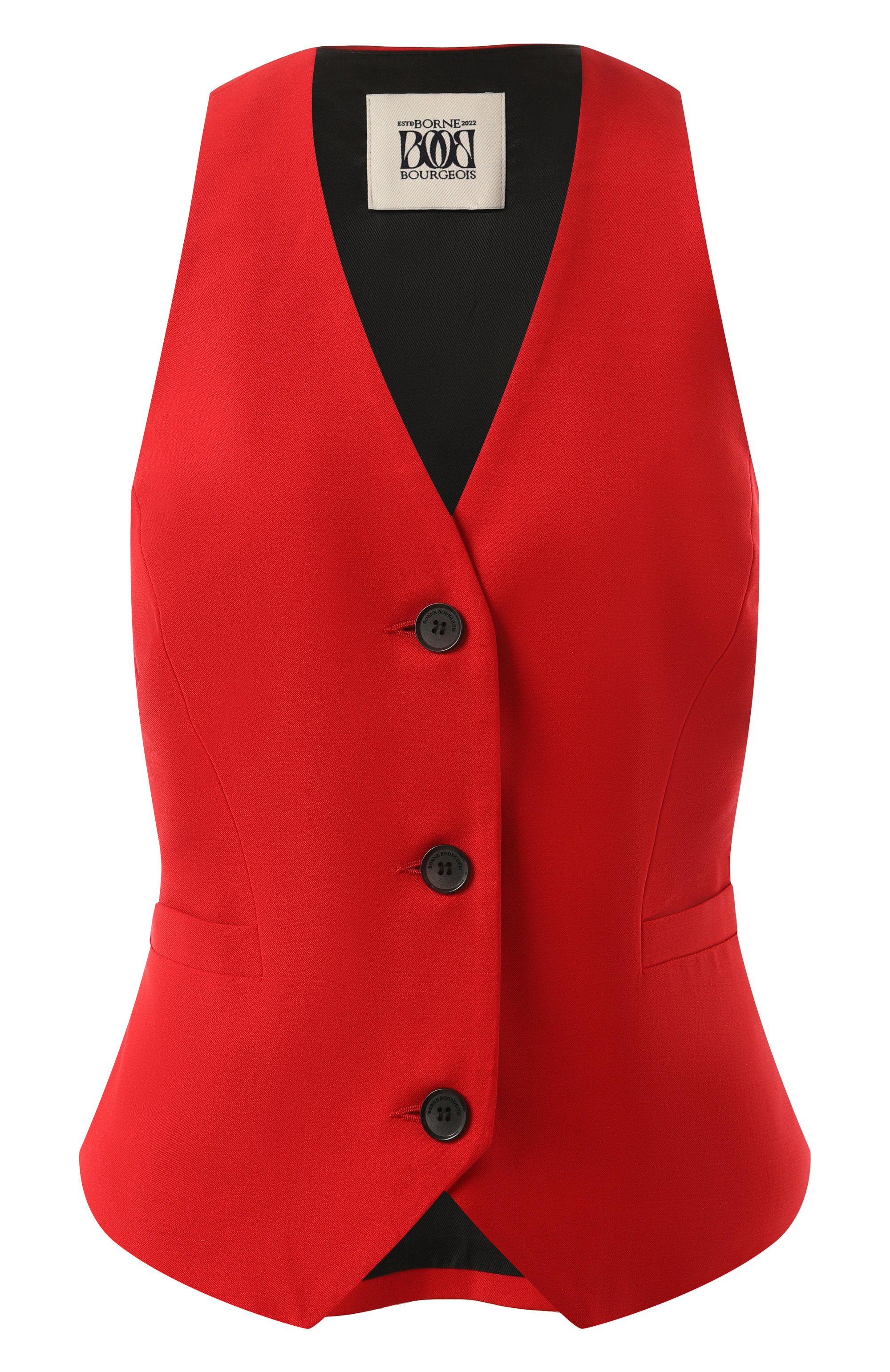 Шерстяной жилет BORNE BOURGEOIS красного цвета по цене 40500 руб., арт. SW-JL-BO-1014, фото 1 Шерстяной жилет BORNE BOURGEOIS, арт. SW-JL-BO-1014, фото 1