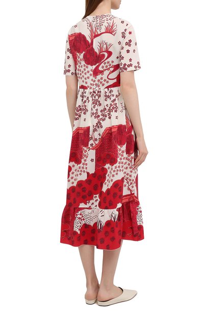 Шелковое платье REDVALENTINO, арт. VR3VA7M5/5M0, фото 4
