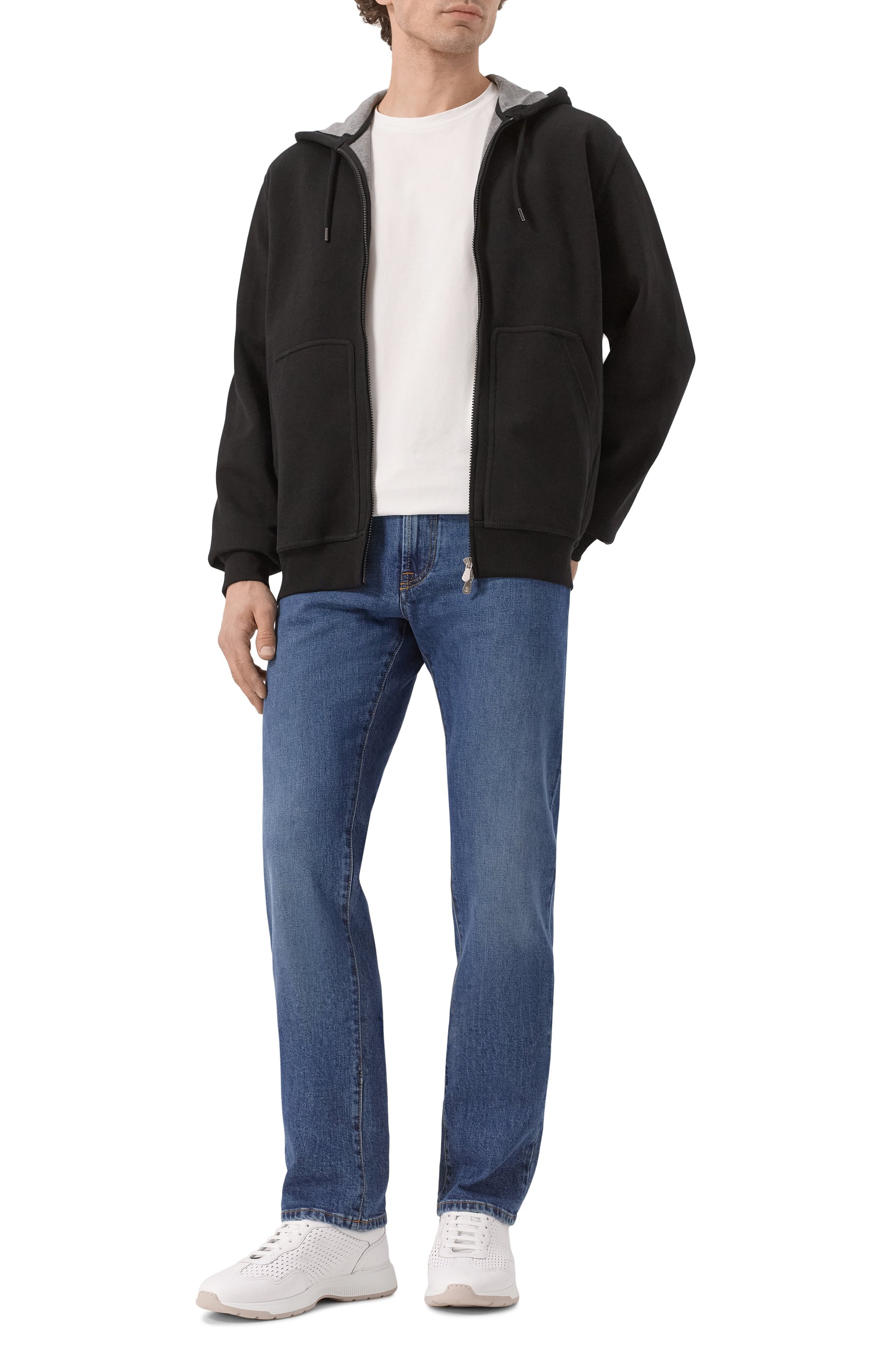 Кожаные кроссовки ZILLI, арт. H0200AM1961VZEV06, фото 2