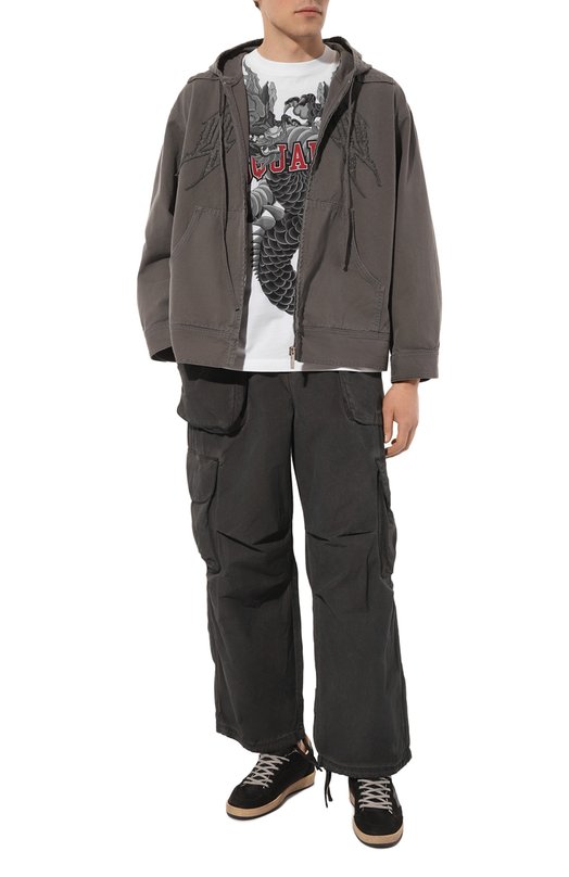 Хлопковая футболка Dsquared2 S74GD1214/S23009 Белый  S74GD1214/S23009 Фото 2