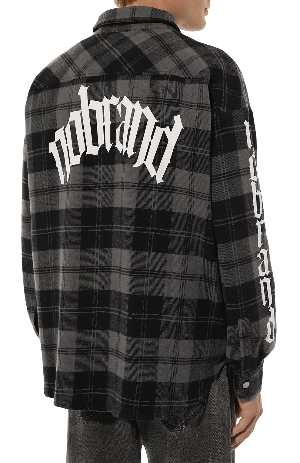 Хлопковая куртка-рубашка DIEGO VENTURINO, арт. D3W4DVCMC-0BGN0B, фото 4