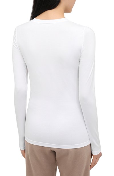 Хлопковый лонгслив JIL SANDER, арт. JPPR705500-WR257108, фото 4